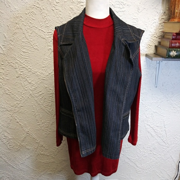 LAL jean vest XL - Picture 3 of 5